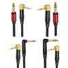3.5mm To 6.35mm 90 Degree Right Angle Mono Cable For Electric Guitar Bass 6.35mm Long Elbow Wire for Guitar