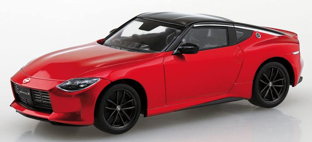 Aoshima Bunka Kyozai The Snap Kit Series Nissan RZ34 Fairlady Z Carmine Red Plastic Model Kit 1/32 Pre-colored 17-C