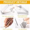 1.0mm Stainless Steel Cake Slicer Cake Cutter Triangle Slicing Server Cake Lifter Layer Separator Transfer Tool ForEven Portions