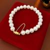 Retro Zircon Cat Pearl Bracelet: Elegant, Fashionable, and Versatile Jewelry for Women.