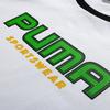 Puma Ss25 Letra Gola Redonda Respirável Manga Curta Raglan Camiseta Unissex Camiseta Branca 631723-02