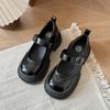 Solid Square Heel Buckle Strap Mary Janes High Heel Party Fashion Women's Shoes On Sale Round Toe Shallow Pumps Maria Jane