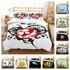 3D fotbalový tisk Sada povlaků na přikrývku Sportovní bytový textil Měkký povlak na povlečení Oblek pro dospívající děti Luxusní souprava postele