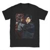 leon s kennedy T Shirt Beach  Cotton TShirts For Men Hip Hop Loose Tee Shirt Short Sleeve Funny Top Tees