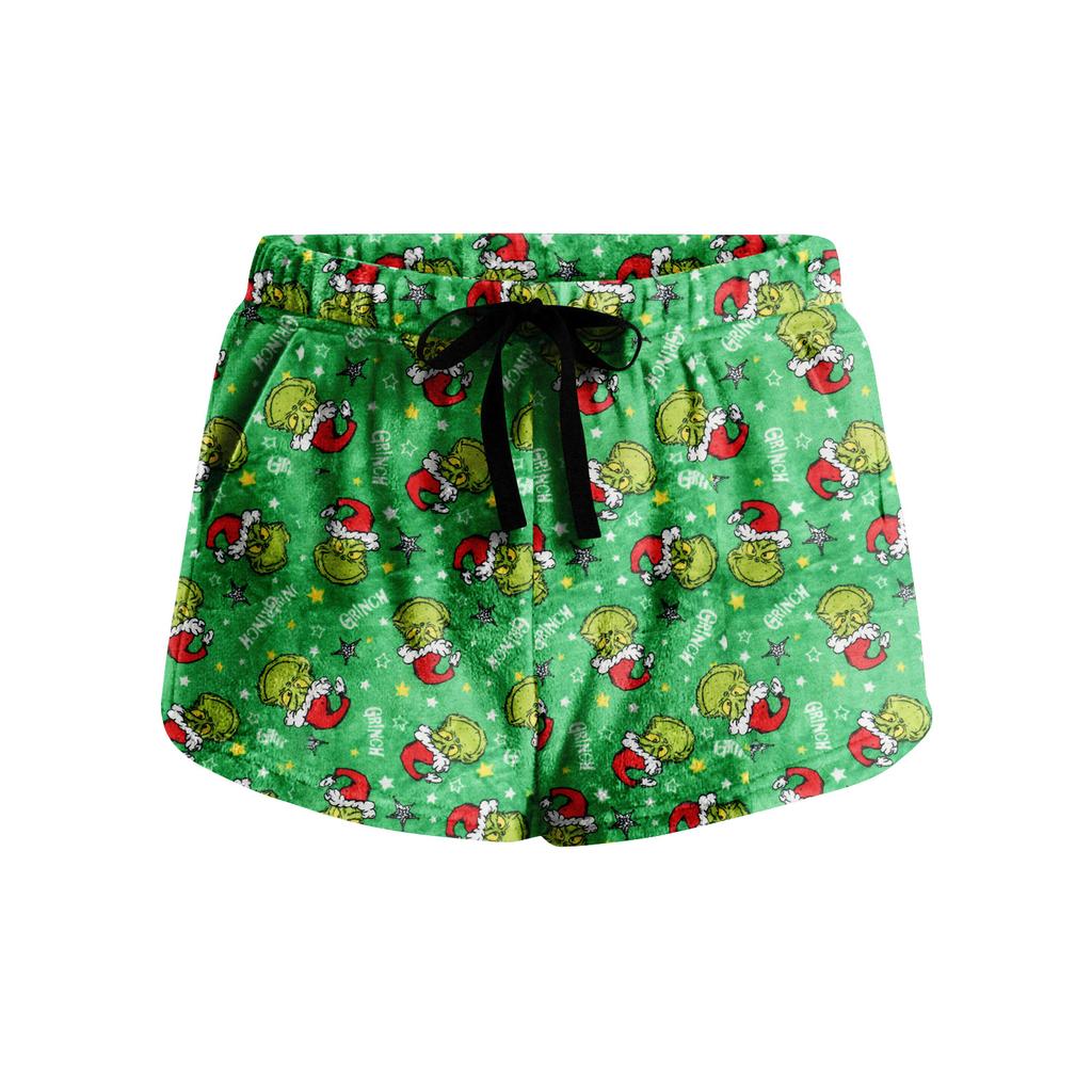 Women's Soft Stretch Flannel Short Side Pocket Drawstring Casual Pajama Pants Soft Pajama Pants