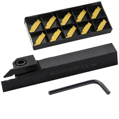 MGEHR1616-1.5 Lathe-Cutter Grooving Tool Holder +10PCS MGMN150-G NC3020 INSERTS