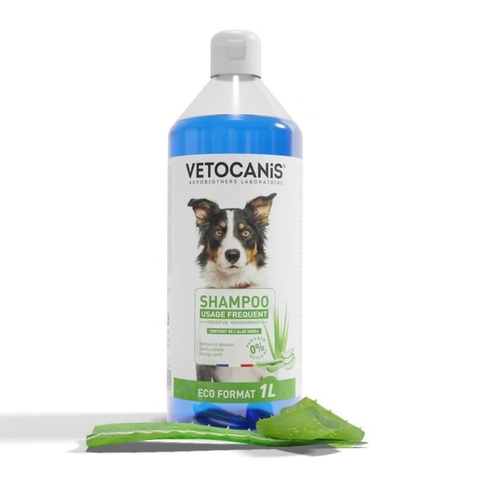 VETOCANIS Shampoing Pour Chien - Format Economique 1L