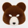 3Pcs Animal Bear Costumes Accessories Bear Mask,Bear Tail, Bears Paws Gloves for Kids Halloween Cosplay Party Props