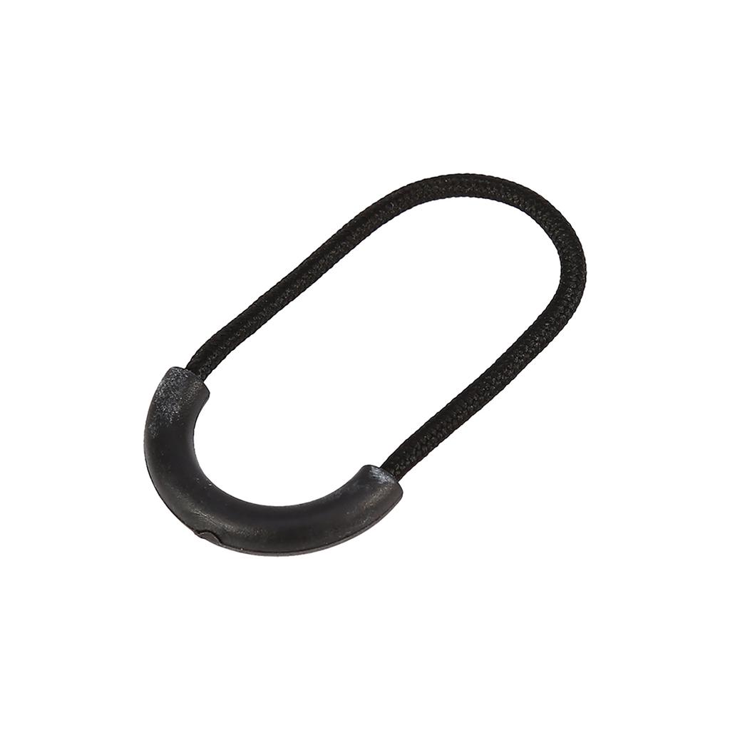 10 Stück Tasche EDC Schwarz Reißverschlussanhänger Kordel Seil Clip Schnalle Für Kleidung Tasche Zubehör