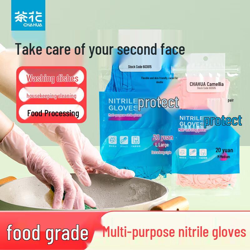 CHAHUA Reusable Nitrile Gloves