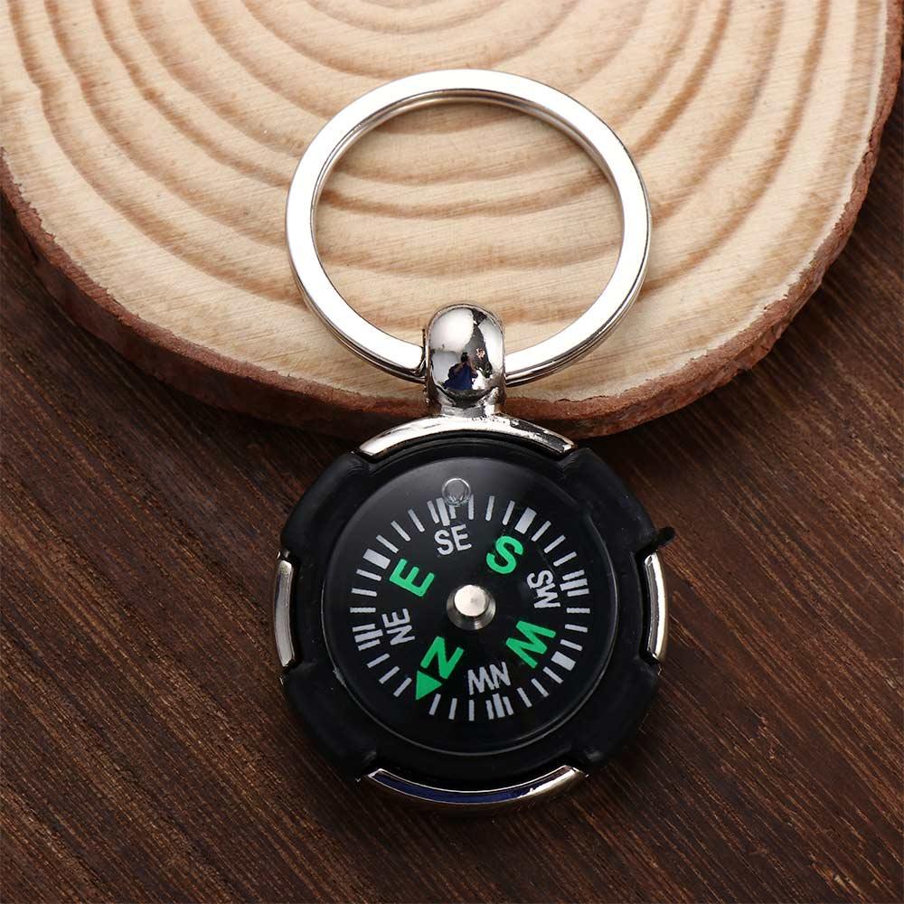 Key Chain Riding Equipment Outdoor Mini Compass Pocket Compass Emergency Wild Compass Keychain