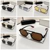 Gradient Unisex Polarized Sunglasses Indian Style Anti-UV Glasses Double-bar Square Sunnies  Party