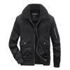 Cappotto invernale da uomo in pile di agnello imbottito in cotone Cappotto casual foderato in pile Cappotto spesso imbottito in cotone Cappotto imbottito in cotone largo con colletto in lana