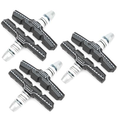 3 Pairs Rubber VBrake Pads Blocks Shoes Silent for Mountain Bike Folding Bicycle Motocross