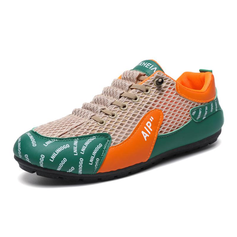 Shoes men's shoes 2025 new summer thin breathable casual shoes men's work shoes versatile sports mesh shoes men's