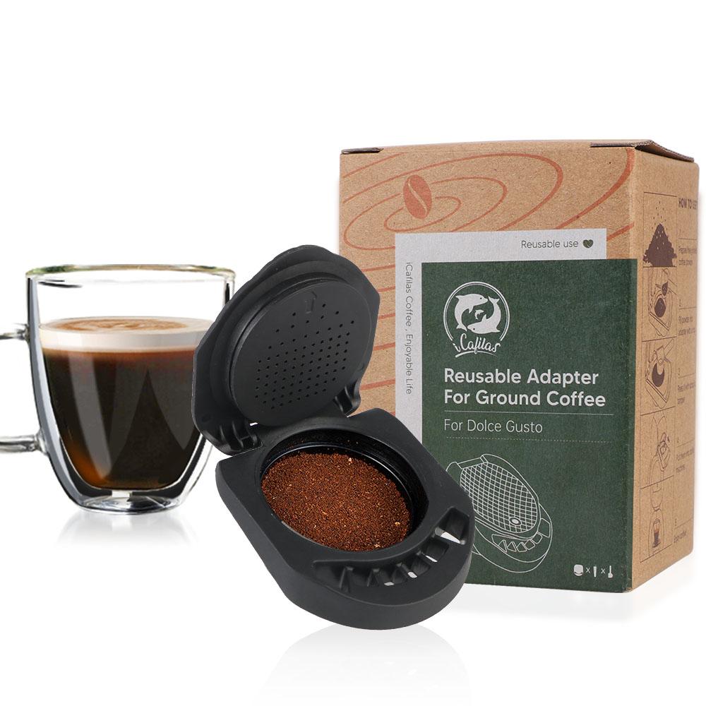 

Совместимость с адаптером капсул Genio, многоразовый для Dolce Gusto Coffee Convert