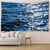 Sparkling Ocean Beach Tapestry And Mat Wall Hanging Coastal Decor Suitable for Beach Park And Bedroom