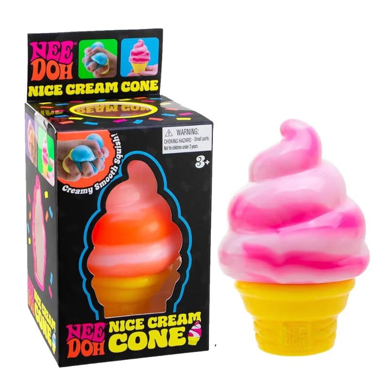 Schylling Needoh Nice Cube Sensory Stress Relief Squishy Anti-Anxiety Squeeze Object for Focus ADHD Population Nice-Sicle