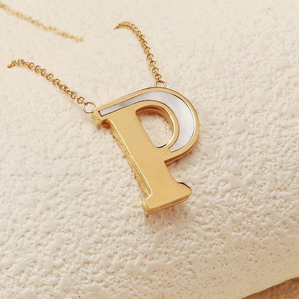 English Letter English Letter Necklace Combination Name Couple Clavicle Chain  Unisex