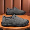 Men's Summer 2024 Waterproof Low-Top Leather Safety Boots - Non-Slip, Wear-Resistant Outdoor Casual Work Shoes