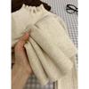 A sense of atmosphere, stacked inside, wearing a knitted top, women's autumn and winter crochet fungus edge semi-turtleneck sweater, bottoming shirt