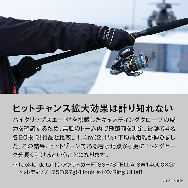 Shimano 05 Ocea Casting Pro Gloves GL-062Y Ocea Navy L