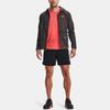 Under Armour Qualifier Running Sports Woven Breathable Hooded Jacket Men Outerwear Black 1326597-010