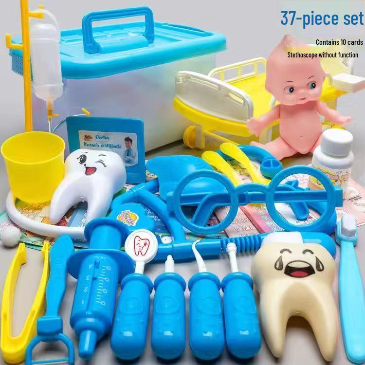 Children's Doctor Kit: Simulation Stethoscope, Injection, Pretend Play Set for Boys and Girls