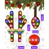 Christmas Reindeer Antlers Car Decoration Kit, IP44 Waterproof LED Lights Nose Vehicle With Jingle Bells Rudolph, Auto Holiday Accessories For SUV