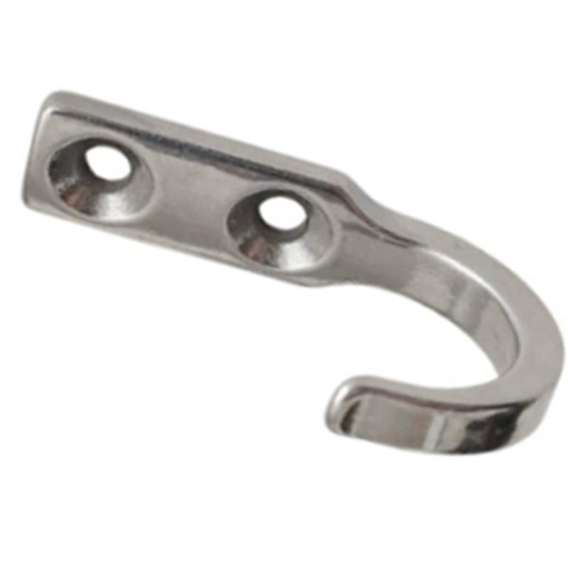 M-Modern-4 PCS Stainless Steel Hooks Stainless Steel Solid Single Hook Coat Hook