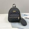 Schoolbag Fashion Textured Bag 1011 New Versatile Foreign Style Student Backpack Single Shoulder Multifunctional Women's Commuter Small Backpack