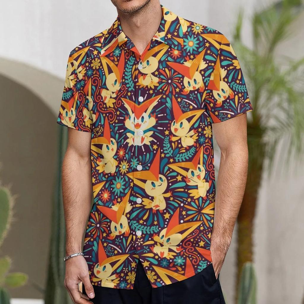 Hawaiian Men's T-shirt 3D Lamb Print Men's Summer Loose Beach Plus Size Short Sleeved T-shirt Men's Clothing Shirt