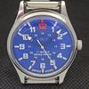 VINTAGE ORIS WINDING SWISS MENS REFURBISHED WRIST BLUE WATCH 558a-a296546-1