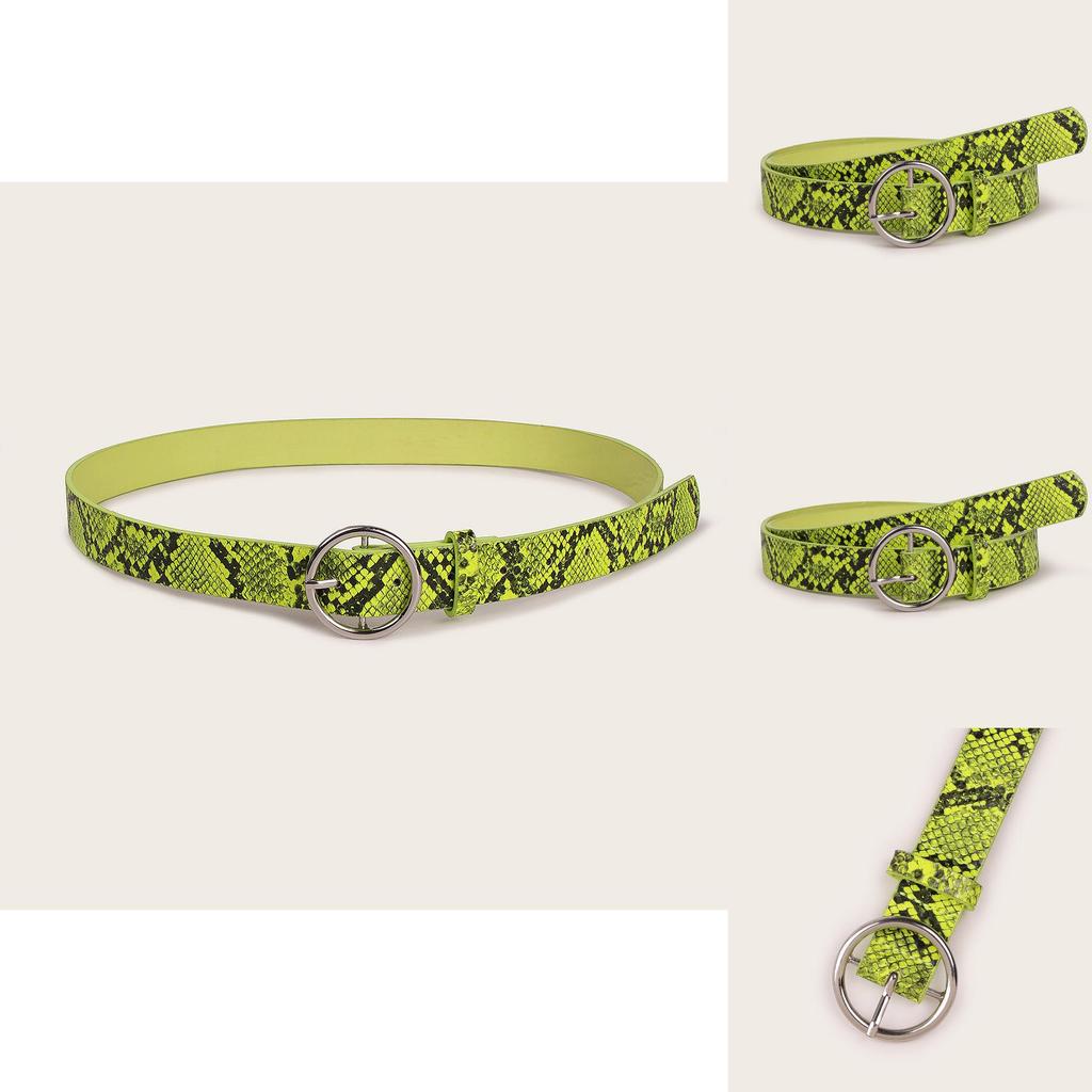 Summer Womens Fashion Belt With Animal Print And Alloy Closure For Office And Outings