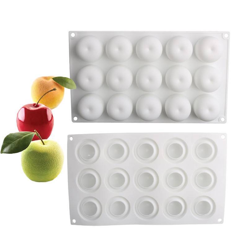 Silicone Apple Shape Mousse Cake Mold For French Pastries And Desserts Perfect For Home Baking And Gourmet Creations