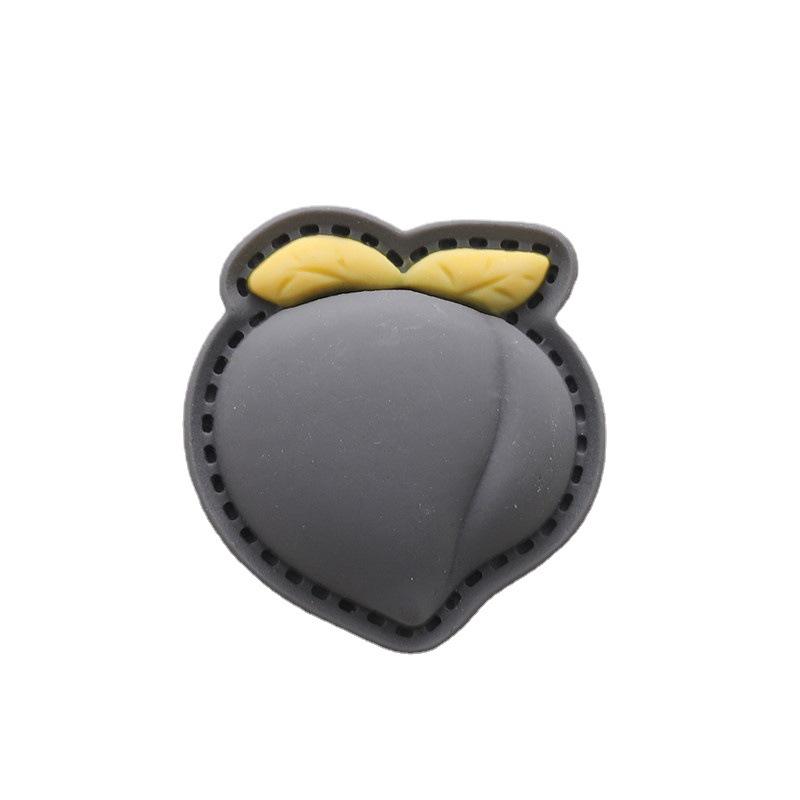 Gray Strawberry Bear Flower Resin Accessories for DIY Phone Cases, Crocs, and Water Cup Decorations