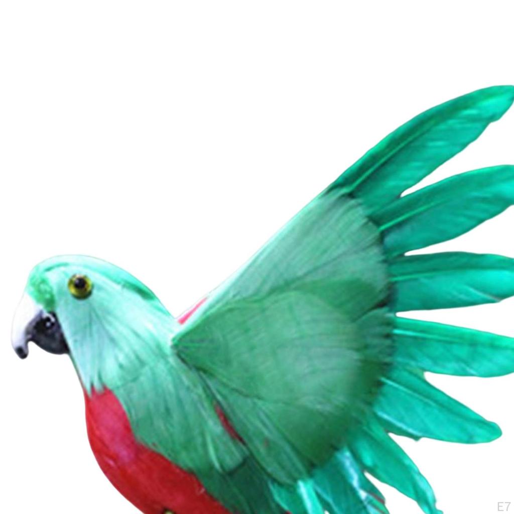 Simulated Statue Bird Ornament Art Craft Artificial Birds ed Figurine Landscape Lawn Porch