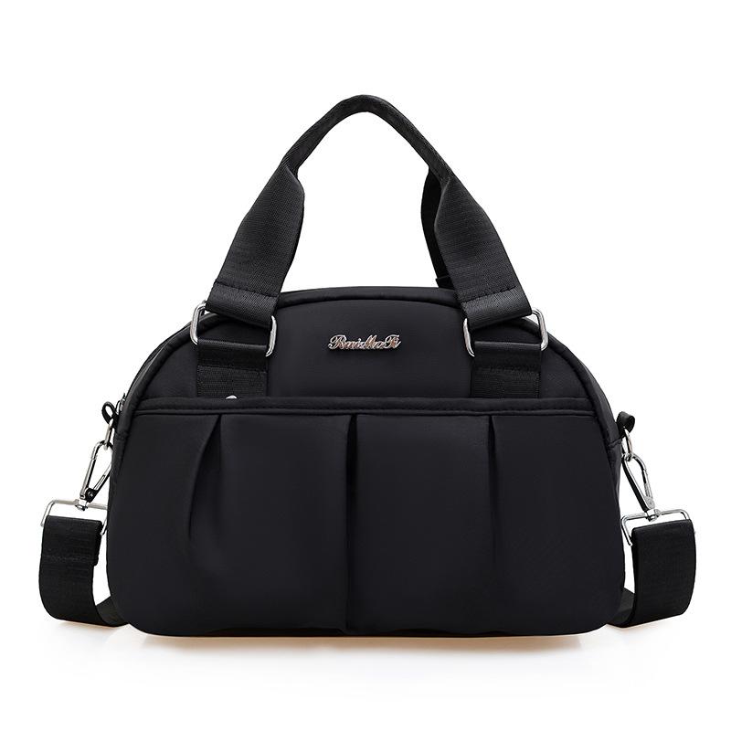 

Водонепроницаемая сумка из ткани Оксфорд для женщин, сумка для мам для поездок на работу, сумка для мам на выход, маленькая сумка большой вместимости 30x20x13cm чёрный