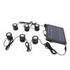 Solar Pond Spotlights 6 in 1 LED Solar Underwater Lights IP68 Water Resistant Submarine Landscape
