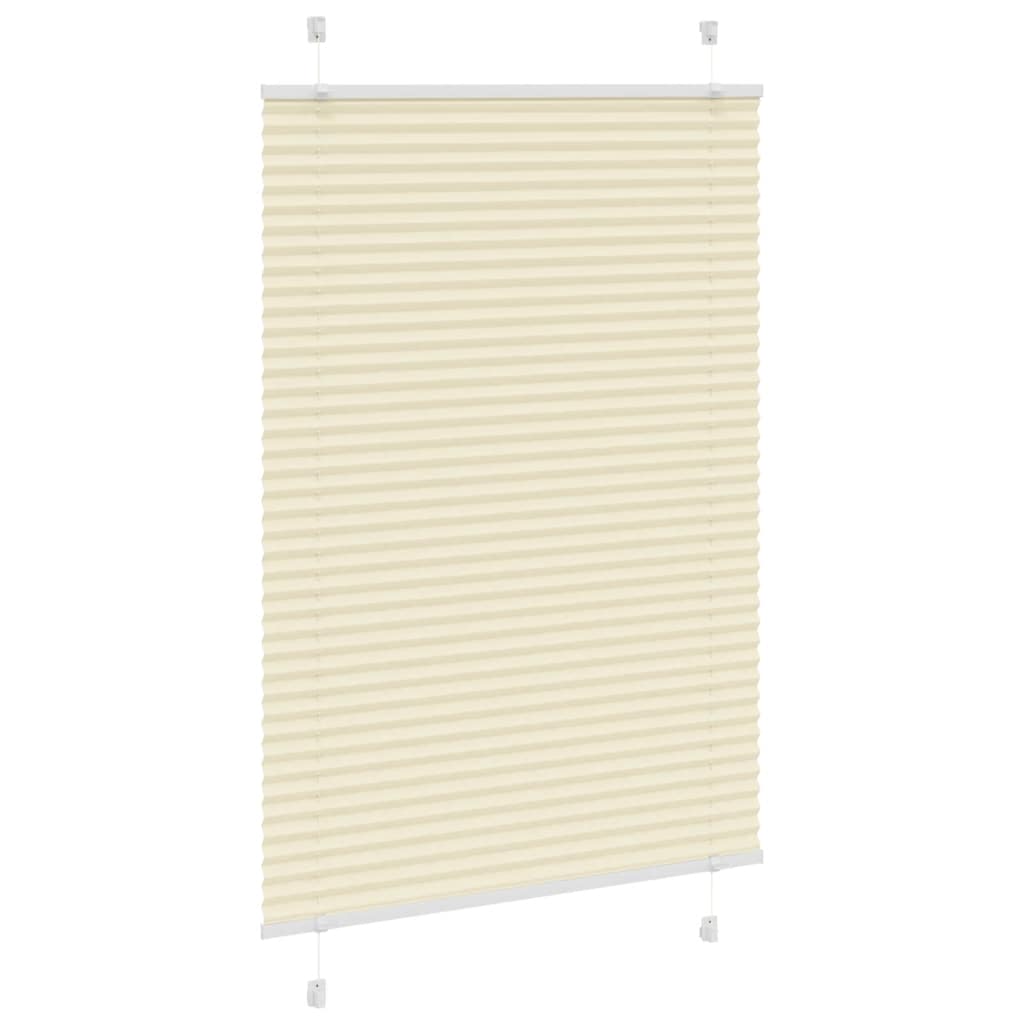Cream Pleated Blind 95X100 Cm Fabric Width 94.4 Cm