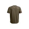 Under Armour Rush Series Logo Crew Neck T-Shirt Men Tops Green 1366138-361