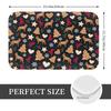 Gingerbread Pups German Shepherd Dog Anti-slip Doormat Floor Mat Washable Carpet Rug for Kitchen Entrance Bedroom Footpad Mats