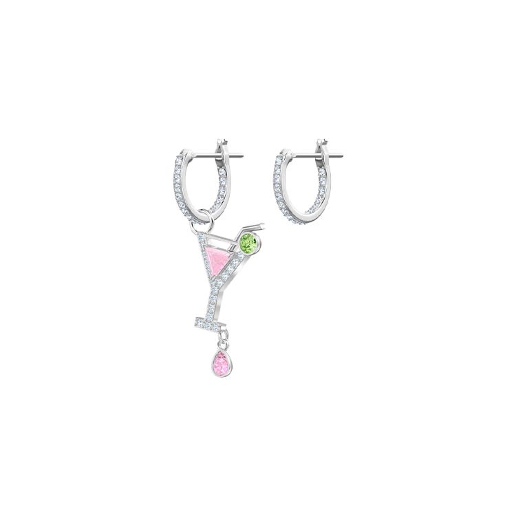 

Swarovski No Regrets Cocktail Style Exquisite Earrings Women earrings 5457661 Box (Random Color),Silver
