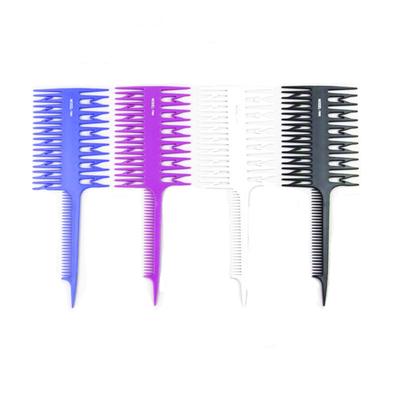 1Pcs Fish Bone Rat Tail Hair Comb Professional Barber Hair Accessories Hair Dyeing Highlight Hair Brush Comb Salon Styling Tools