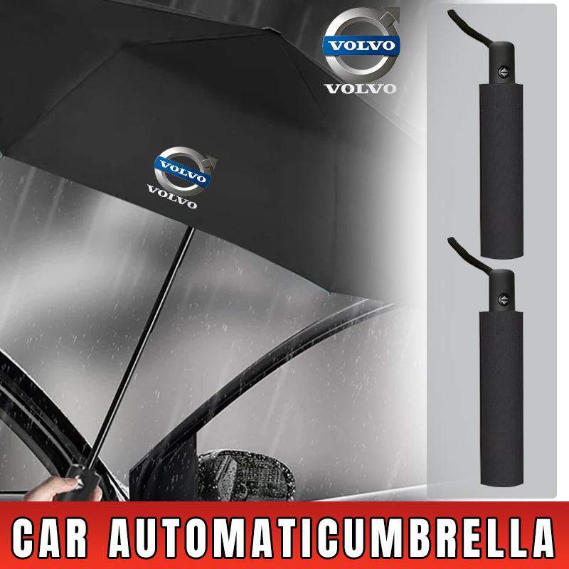 Wiatroodporny Dwupowłokowy Wytrzymały Parasol W Pełni Automatyczny Deszczowy Dla Volvo XC60 V40 V50 V60 S60 XC90 XC40 S40 XC70 C30 C70 C40 S70