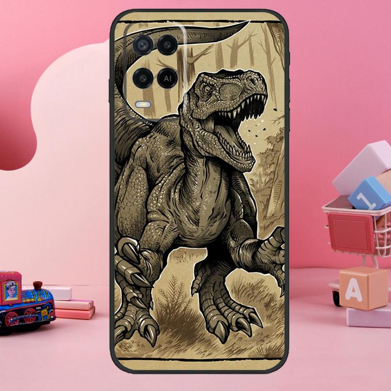 Dragon Dinosaurs Case For Oppo A18 A38 A58 A78 A98 A74 A54 A94 A80 A60 A40 A96 A76 A16 A15 A17 A57 A77 A5 Pro