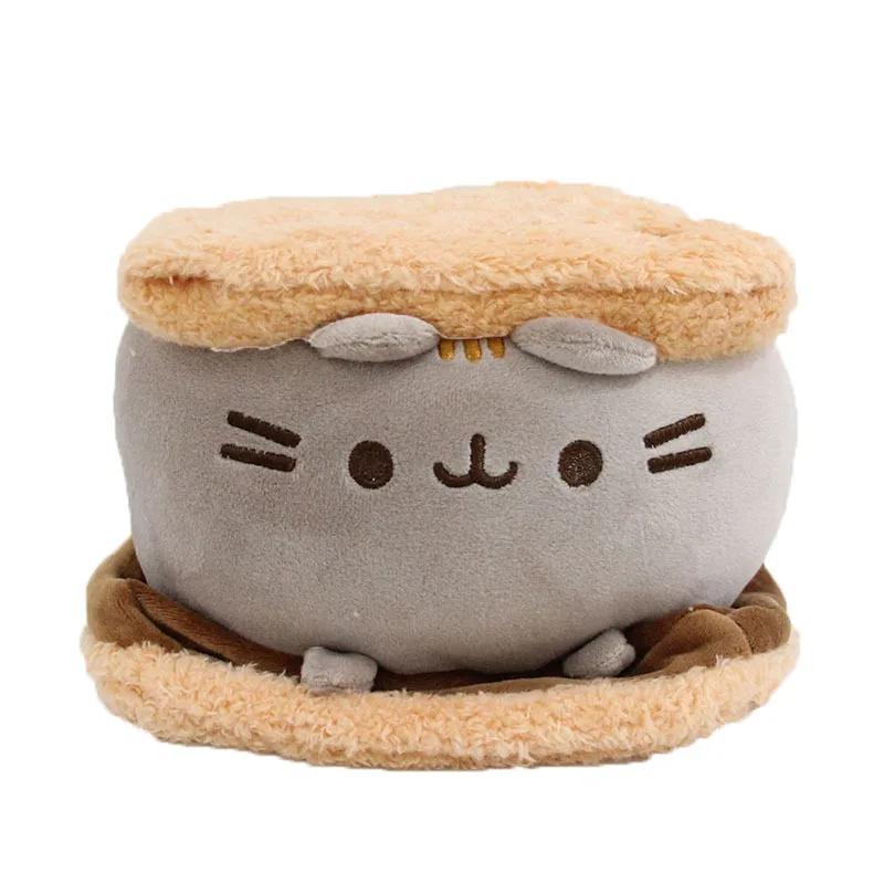 Pusheen 15cm Plüschtier Anime Niedliche Katze Weich Heimdekoration Schreibtisch Schlafzimmer Ornament Kinderspielzeug Sammlung Zubehör Geschenk