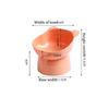 New Elevated Cat Bowls Stress Free Feeder and Waterer with Base Anti-Vomiting Tilted Raised Nonslip Pet Bowls