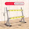 WEZHO Double Layer Dumbbell Rack
