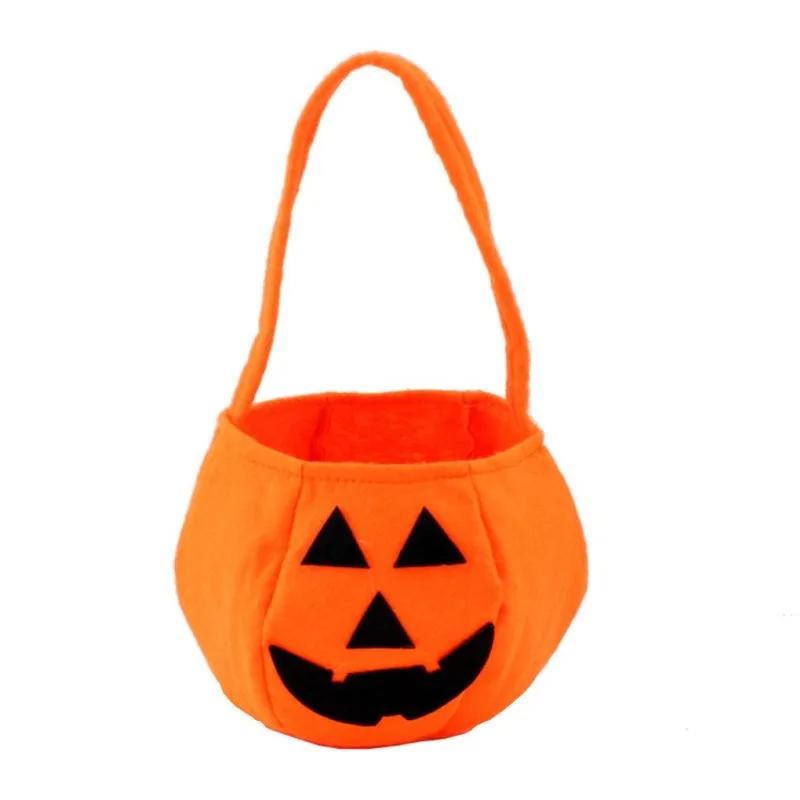 Children's Halloween Candy Bag Party Supplies Fashion Bag Holiday Smile Pumpkin Bag Kids Gifts Household Festival Party Bag